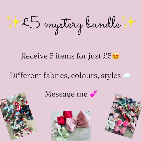 £5 mystery hair bow bundle - Picture 3 of 3